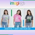 thumbnail image 3 of Universal Studios Wicked Glinda Boxy Drop Shoulder T-Shirt Toddler to Big Kid, 3 of 5