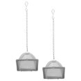 thumbnail image 2 of 2Pcs Tea Infuser Metal Tea Strainer Loose Tea Filter Stainless Steel Tea Filter Pyramid Shape Tea Strainer, 2 of 8