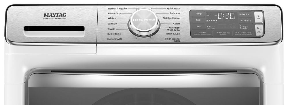 MAYTAG MHW8630HW Smart Front Load Washer with Extra Power and 24-Hr Fresh Hold(R) option - 5.0 cu. ft.