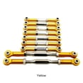 thumbnail image 3 of maskred 9pcs/set 9Pcs Pull Rod Steering Servo Link For 1/10 WLtoys K949 Control yellow 1Set, 3 of 6