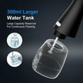 thumbnail image 3 of Fairywill Cordless Water Flosser, Portable Oral Irrigator Teeth Cleaner with 5 Modes, 300ML Rechargeable Electric Oral Hygiene Flossing for Travel & Home, Black, 3 of 8