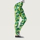 thumbnail image 3 of Gibobby Leggings Termicos Paddystripes Good Luck para mujer, pantalones Verdes, mallas estampadas, pantalones de yoga, correr, Pilates, gimnasio(Verde, XL), 3 of 5