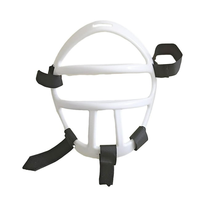 Karate Sparring Face Cover Protective Lightweight Boxing Face Guard Headgear for White