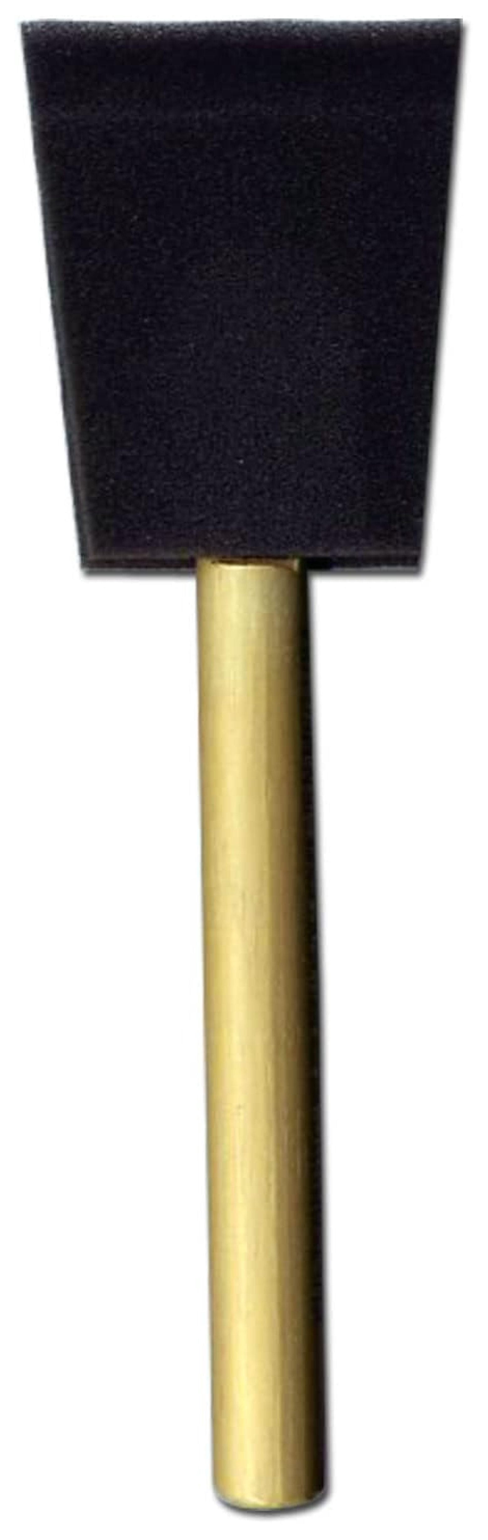 Jen 2" Foam Brush With Wood Handle, Pack of 24