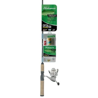 Shakespeare Catch More Fish Bass Spinning Fishing Rod and Reel Combo 