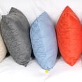 thumbnail image 6 of Solid Velvet 3D Effect Throw Covers,Multi Color - Beige-45x45cm Creamy White-50x50cm, 6 of 10