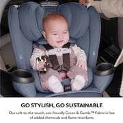 Evenflo Revolve360 Extend All-in-One Rotating Car Seat with Green & Gentle Fabric (Agate)