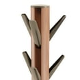 thumbnail image 6 of Umbra Flapper Coat Rack Entryway 9 Hook Light Walnut Warm Gold, 6 of 16