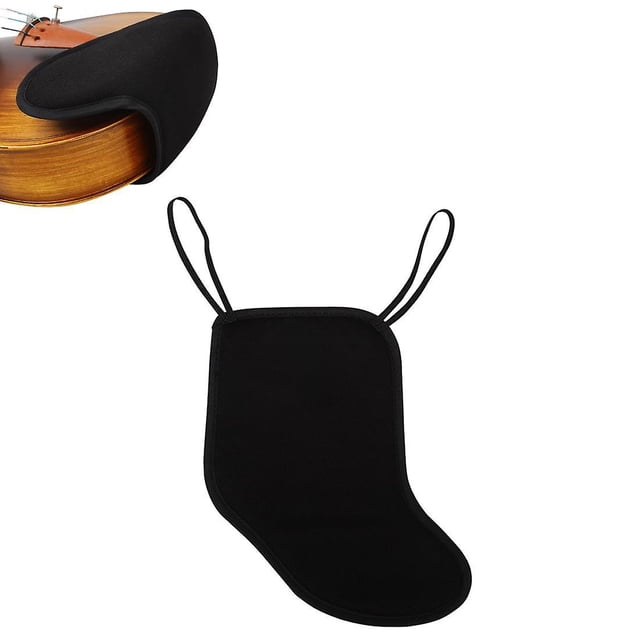 Almohadilla De Algodón Suave CHAO Funda Protectora Para Reposabrazos De Violín Color Negro