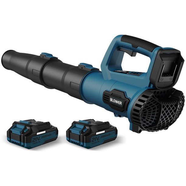 Soplador de hojas inalámbrico LEAPUL 21V con 2 baterías