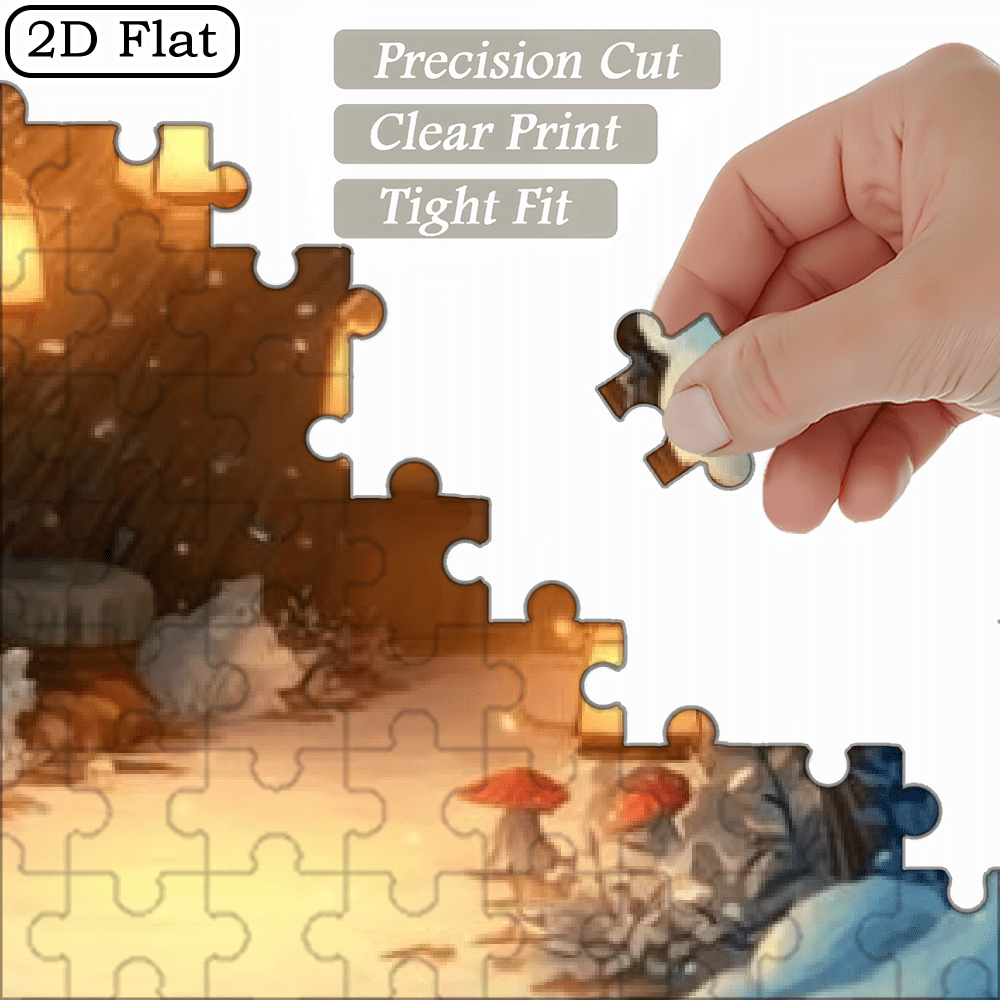 A 1000pcs Adult Puzzle Featuring  Landscape Themes, High Difficulty Level, Suitable for Adults, Family Entertainment.29.4*19.6 in