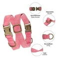 thumbnail image 2 of Unique Bargains Dog Collar Soft PU Durable Heavy Duty Dog Collar with Quick Release Metal Buckle Puppy Collar Adjustable Collar for Dogs Large Pink, 2 of 7