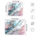thumbnail image 3 of Dish Drying Mat Kitchen Pad Large Counter Absorbent Dish Mats Drainer Beautiful Soft Marble Pattern, 3 of 8