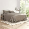thumbnail image 2 of ienjoy Home Bamboo 4 Piece Sheet Set, King, Taupe, 2 of 4