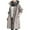 Light Ashy, variant on Ruyang Girls Long Trench Coat Boys Trendy Single Breasted Hooded Overcoat Pockets Fall Plain Peacoat Windbreaker