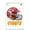 Print and White Hanger Bundle, variant on NFL Kansas City Chiefs - Drip Helmet 20 Wall Poster, 22.375" x 34"