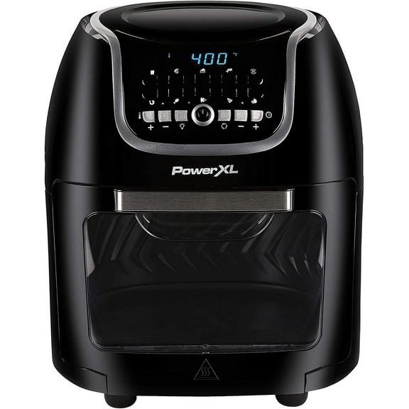 PowerXL Vortex 10 qt Air Fryer, Black - Large Easy Grip Handle