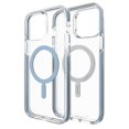 thumbnail image 1 of Funda Gear4 Santa Cruz Snap para iPhone 13 Pro Max Transparente con Borde Azul, 1 of 8