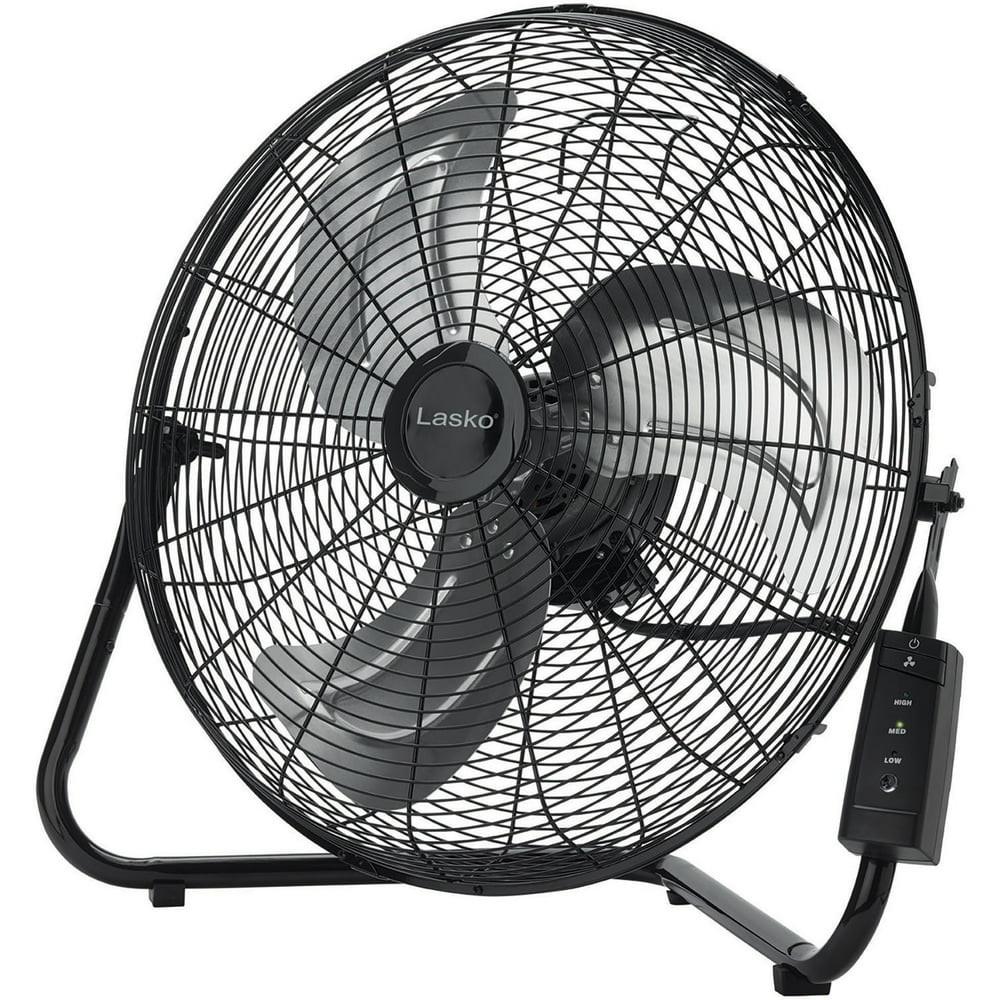 Lasko 20" High Velocity Floor Fan with QuickMount Wall Mount and Remote