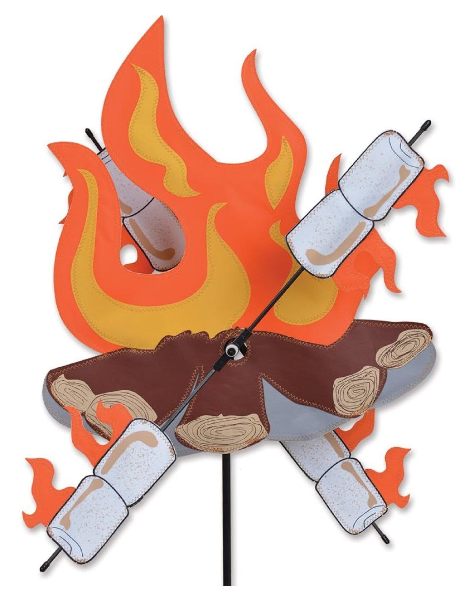 WhirliGig Spinner Road Runner - Windspinner Für Garten, 66cm, UV-beständig (inkl. Stange & Erdspieß)