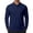 Dark Blue, variant on SUYIDA Mens Long Sleeve Polo Shirts Classic Casual Blend Knitwear Top for Work Weekend Outdoor Fall Activities Loose Fit Long Sleeve Polo