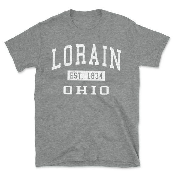 Lorain Ohio Classic Established Men's Cotton T-Shirt