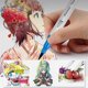thumbnail image 4 of Rotulador de doble punta, 60 colores, caligrafía, acuarela y pintura, juego de pinceles para libros de colorear para adultos kaili Sencillez, 4 of 5