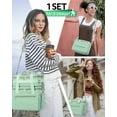 thumbnail image 3 of Lunch Bag Box for Women, Gifts for Women 3 in 1 Cooler Bag Large Insulated Removable Double Deck Leak-Proof Lunch Box for Work Outdoor Picnic, 3 of 6