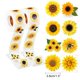 thumbnail image 3 of Rollo de pegatinas de decoración de Acción de Gracias, etiqueta de girasol de 1,5 pulgadas con 8 patrones Wmkox8yii gf10535, 3 of 9