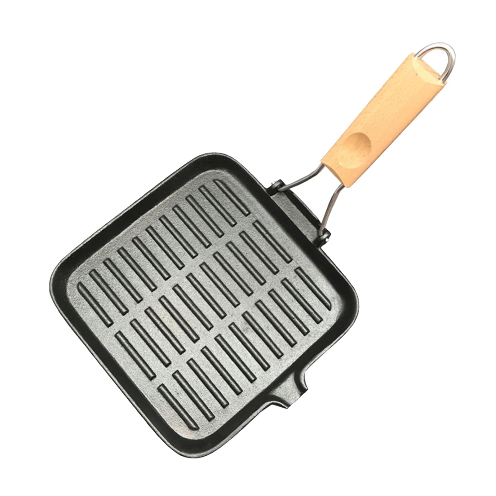 Durable 9.5 Inch Nonstick Stove Top Grill Pan Square Cast Iron Skillet  Griddle Pan with Collapsible Handle - China Griddle Pan and Grill Pan price