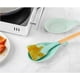 thumbnail image 4 of Nvzi Juego de 4 soportes para cucharas y espátulas de silicona resistentes al calor, juego de 4 herramientas de cocina, verde claro x 2, gris x 2, 4 of 5
