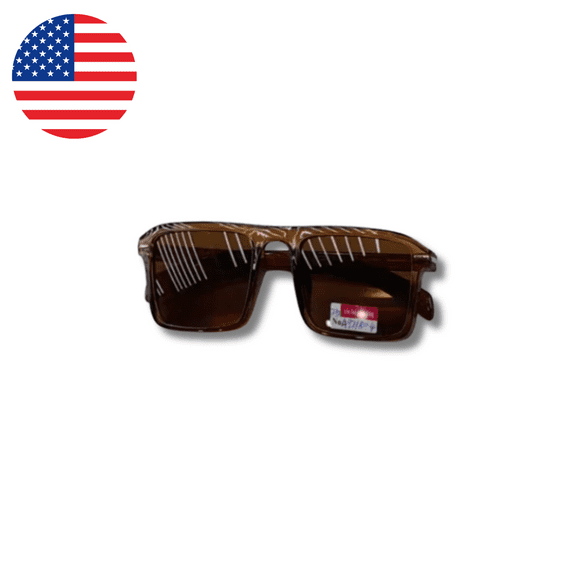 Retro Square Frame Sunglasses - Tinted UV400 Protection