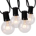 thumbnail image 2 of Lapalife Globe String Lights, 30Ft Patio Lights with 30 G40 LED Bulbs Waterproof Outdoor String Lights Connectable Hanging Light for Backyard, 2 of 8