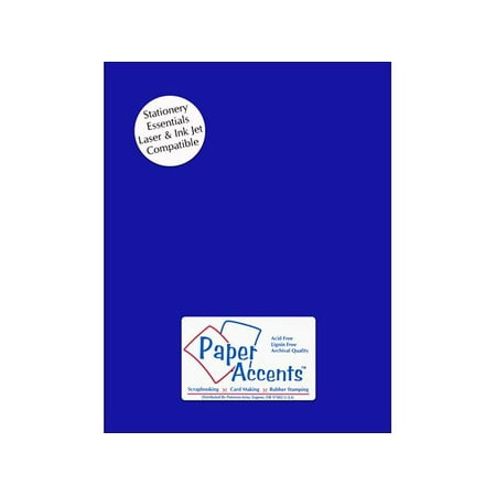 - Lite Stock 8.5x11 60lb Text 25pc Royal Blue