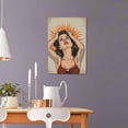 thumbnail image 5 of 16x24 inch Oil Painting&nbsp;Wall Art A Shocked Woman,Indoor Bedroom,Lounge,Bathroom Wall Art Decor Poster Prints,Funny Shocked Woman Modern Style Paintings Canvas,Gift For Woman,Woman Cave,Tavern, 5 of 6