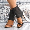 thumbnail image 1 of MKLEKYY Sandalias de Verano para Mujer, Con Punta Abierta, de Malla y Cremallera Trasera, Cómodas y Con Temperamento, 1 of 5