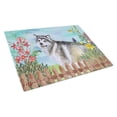 thumbnail image 1 of Carolines Treasures CK1200LCB Alaskan Malamute Planche à Découper en Verre à Ressort, Grande, 1 of 2