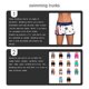 thumbnail image 3 of Traje de baño Sonducket Estampado de estrellas blancas XXL, 3 of 6