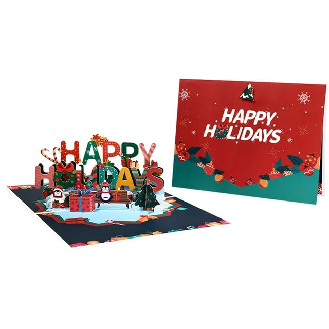 Popup Christmas Cards Greetings Cards Holy Night Inside Birth Of Christmas Cards