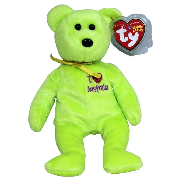 Ty Beanie Baby: I Love Australia the Bear -  Australia Exclusive | Stuffed Animal | MWMT's