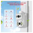 thumbnail image 2 of "2pcs Cámara De Seguridad Exterior Wifi Hd 8mp Belug Blancas ", 2 of 5