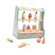 thumbnail image 4 of Juego de helado de madera, juguetes de comida artificial, con soporte de madera, juguete de simulación de helado para niños de 2 a 4 años, regalos de, 4 of 9