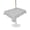 Gray, Silver, Charcoal, variant on Outdoor Tablecloth with Umbrella Hole for Patio/Picnic/Party/Camping, Grey Rustic Waterproof Table Cloth Rectangle Table Cover Washable, Vintage Farmhouse GraySolid Color (60"x 102")