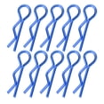 thumbnail image 4 of RC Car Shell Clips, High-quality Metal Lightweight Clips Length 25mm RC Shell Clips 10 Pcs  For 1/5 1/6 1/8 1/10 RC Car For RC Car For Children For Outdoor Blue, 4 of 8