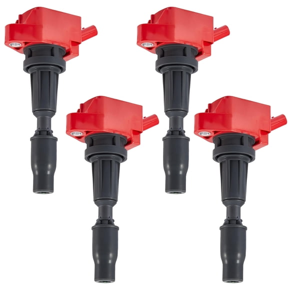 4 Pack Ignition Coil UF764 Compatible with Genesis G70 G80 G90, Hyundai Sonata Santa Fe Sport Tucson, Kia Optima Sorento, Replaces# GN10730 C988 E1264 IC871
