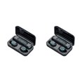 thumbnail image 4 of Tholdsy F9-9 Pantalla LED Smart Touch Auriculares inalámbricos Bluetooth 5.0 Auriculares estéreo deportivos a prueba de agua Negro 2piezas, 4 of 5