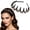 style4, variant on Butterfly Crystal Headbands for Women Non Slip, Wave Rhinestone Headband for Hair, Silver Glitter Fashion Hair Accessories, Elegant Comb Headband with Teeth, Gift for Women(B)