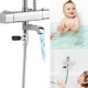 thumbnail image 4 of Termómetro de ducha de agua con pantalla LED Termómetro de ducha digital Termómetro de flujo de agua en tiempo real con pantalla giratoria de 360 ° para baño de niños y adultos, 4 of 8