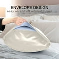 thumbnail image 4 of Yayeee Pillowcase King Size Set of 2 Satin Wrinkle Resistant Pillow Case, Black Cat Plants, 4 of 7