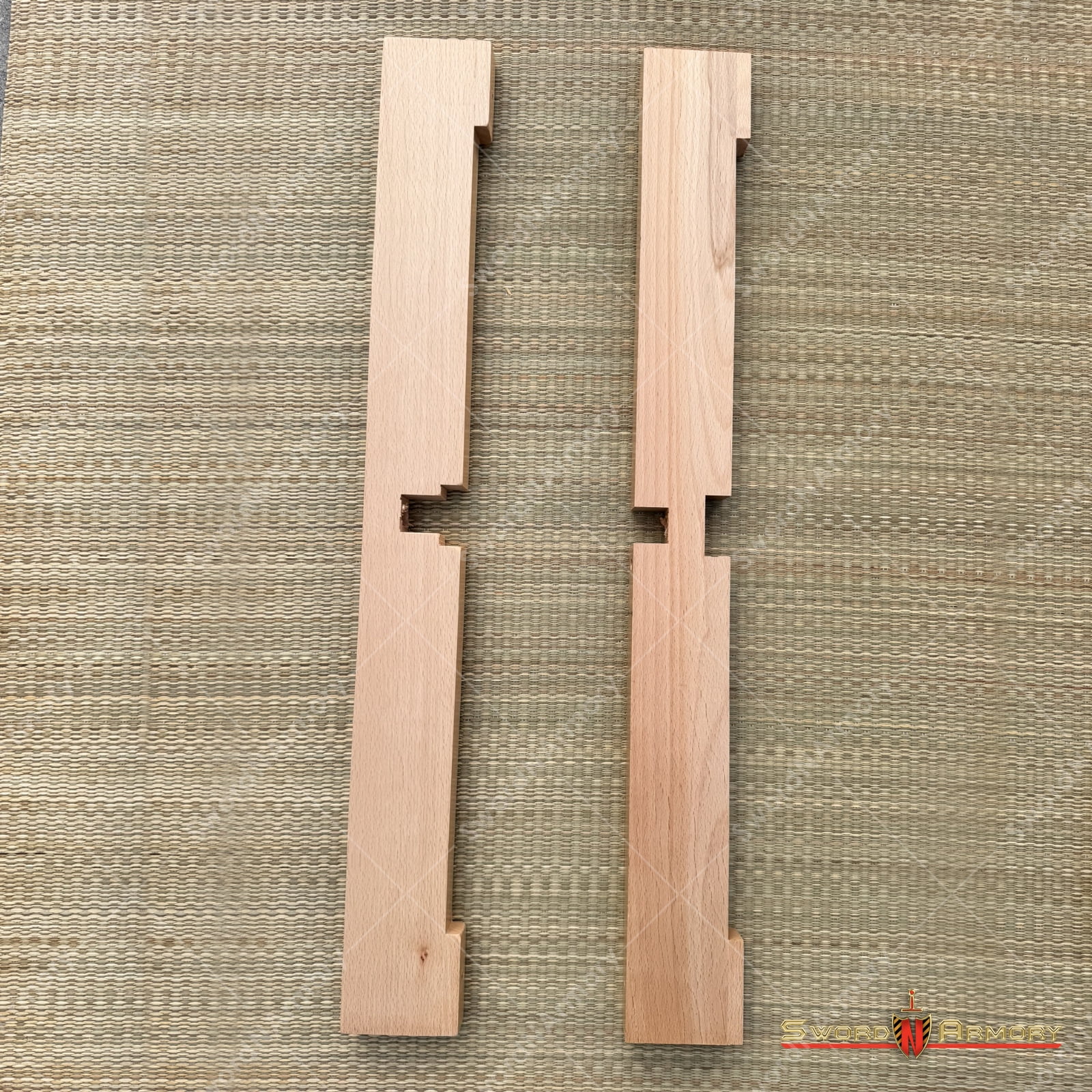 Tameshigiri Sword Test Cutting Stand Oak for Japanese Samurai Katana Wakizashi